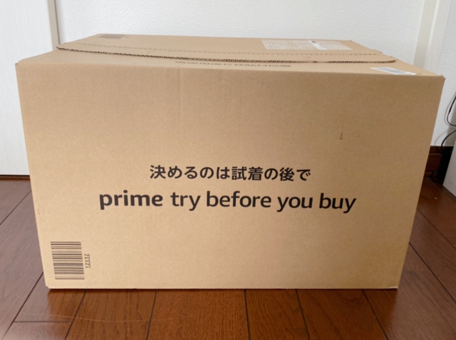 Try Before You Buy届いた段ボール